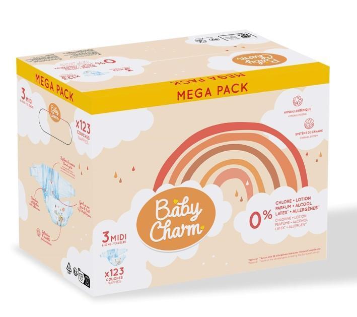 Couches BABYCHARM 6-10 KG