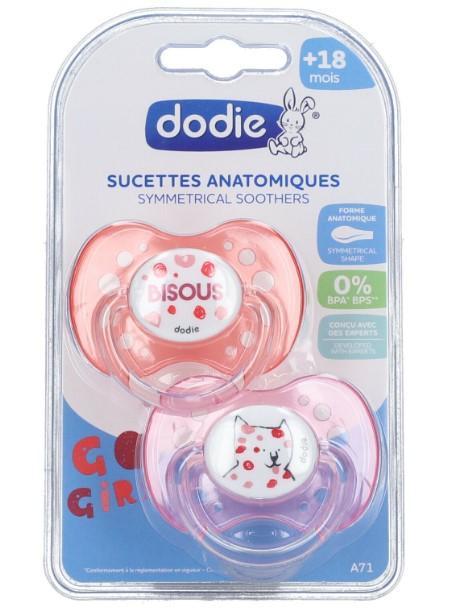 SUCETTE ANATOMIQUE DODIE 18m+