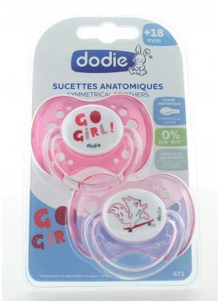 SUCETTE ANATOMIQUE DODIE 18m+