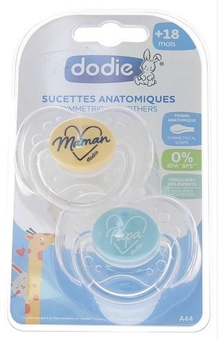 SUCETTE ANATOMIQUE DODIE 18m+