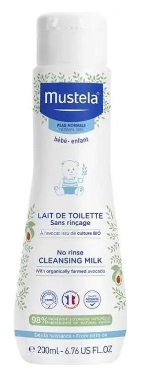 Lait de toilette sans rinçage Mustela 200mL